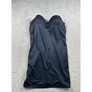 Flexees Maidenform Body‎ Shaper Dress Strapless Push Up Bra Shapewear Black 38C